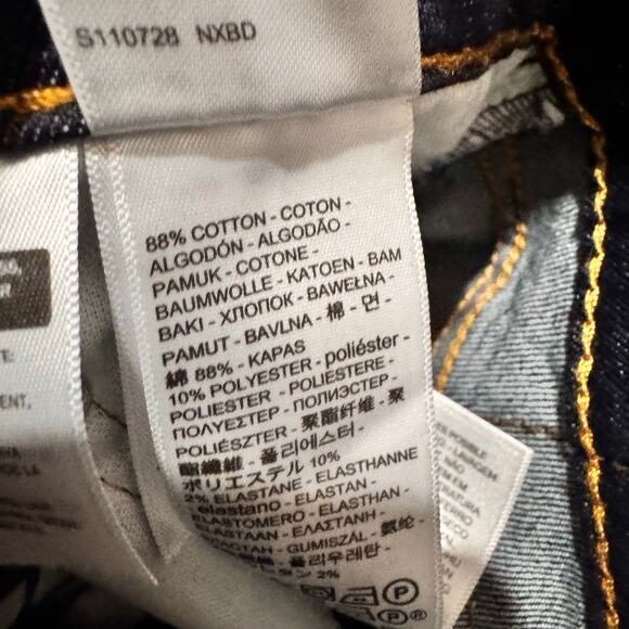 Levi’s 511 Slim Fit Jeans Men’s 28x30 Dark Wash Stretch Denim - Picture 4 of 8